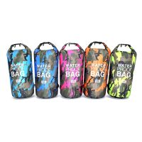 PVC Waterproof Dry Bag 5L 10L 20L 30L Outdoor Diving Foldable Storage Man Women Beach Swimming Bag Rafting River Ocean Backpack