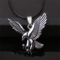 Fashion Simple Punk Animal Design Eagle Pendant Necklaces for Men Vintage Jewelry Gift