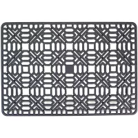 Sink Mat Kitchen Sink Protector for Bottom,Stainless Steel or Porcelain Bowl Sink, Silicone Grey Non-Slip Heat Resistant