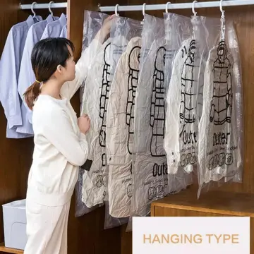 NEW! Vacuum-Sealing Hanging-Suit Storage Bag. Free Shipping!!