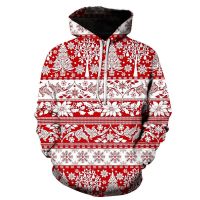 2023 style Autumn Women Christmas Snowflake Oversized Hoodie 3d Print Hooded Sweatshirt Long-Sleeved Couple Male Pullover Casual Clothes，can be customization