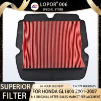 Lopor ที่ทำความสะอาดตัวกรองดูดอากาศสำหรับมอเตอร์ไซค์ Honda GL1800 Gold Wing 2001-2017 GL 1800 17210-MCA-A60 17210-MCA-003