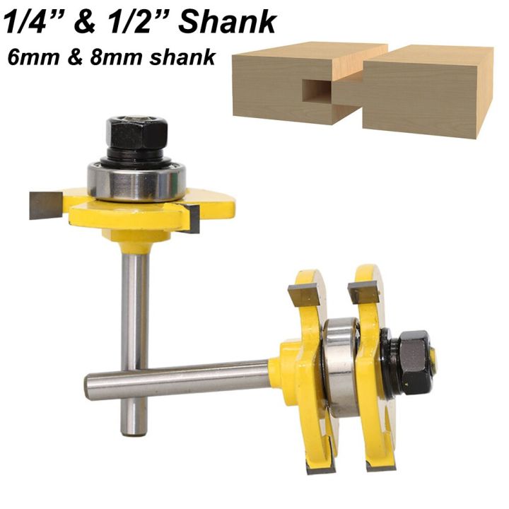 2pcs-set-milling-cutter-สําหรับไม้-1-4-1-2-6mm-8mm-shank-tongue-groove-router-bits-เจาะ-milling-carving-floor-woodworking