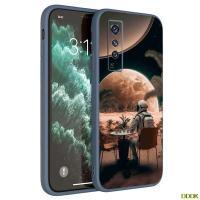 Dkd X50เคสสำหรับ VIVO น่ารักลาย Astronaut04เคสคลุมซิลิโคนนิ่มขอบตรง