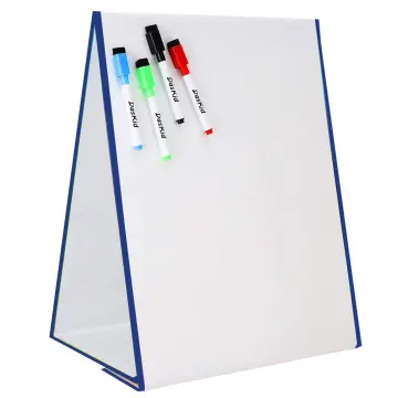 Small Desktop Dry Erase Board Portable Small Magnetic Double Sided