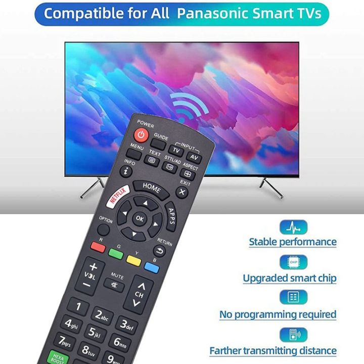 universal-remote-control-for-panasonic-viera-lcd-led-3d-tv-with-netflix-my-app-buttons