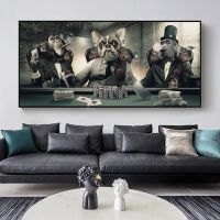 2023▩ Modern Canvas Paintings Smoking Glasses Music Hip Hop Monkey Posters and Prints Wall Art Picture for Living Room Home Decoration