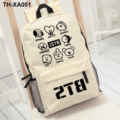 S around the same style middle school students high schoolbag backpack boys and girls Korean version