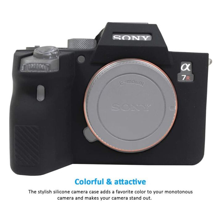 กล้องดิจิตอลเคสสำหรับ-sony-7r-อัลฟา-iv-a7r-iv-a7riv-a7rm4-ilce-7rm4กล้องดิจิตอลซิลิโคนนิ่มป้องกันรอยขีดข่วน