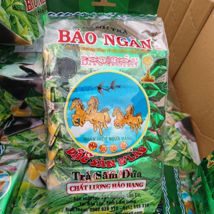 Vietnamese pandan green tea BAO NGAN Tra Sam Dua DANH TRA herbal tea ...