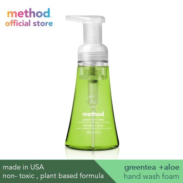 Method Foaming Hand Wash greentea aloe Lazada