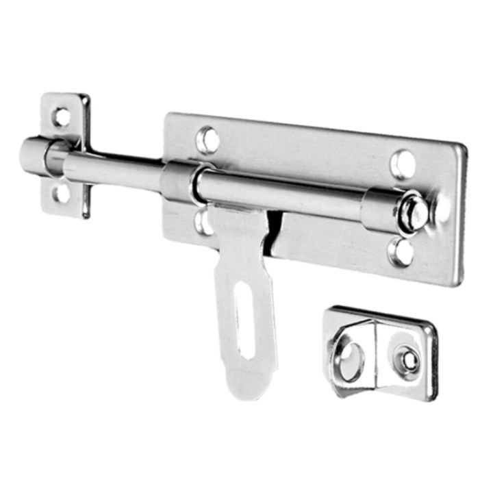 door-lock-4-inch-barrel-bolt-latch-padlock-clasp-set-hardware-brushed-for-locking-window-door-drawer-cupboard-stainless-steel-door-hardware-locks