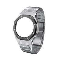 GA2100 Metal Bezel Case Stainless Steel Strap Casioak Watchband Watch GA2110 Modification Accessories Kit with Tools