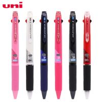 1pcs Japan Uni JETSTREAM Smooth Multi-Function Middle Pen SXE3-400 Ballpoint Pen Tri-Color Pen Office Writing Learning 0.5mm Pens