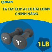 Bộ Tạ Tay Elip ALEX 1LB,Lõi Gang Đặc Bọc Cao Su Cao Cấp Cho Nữ