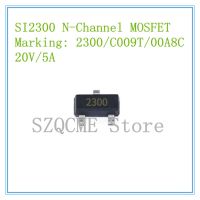 20PCS SI2300 2300 C009T 00A8C 00A N-Channel MOSFET 20V 5A SOT-23 SMD