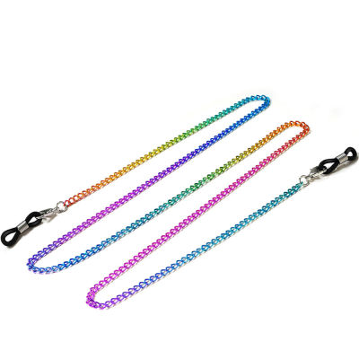 Student Rainbow Vintage Women Holder Glasses Chain Neck Strap