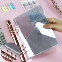 bjh♟✢♕  5pcs A5 Inclined Binder Refill A6 Ticket Stickers 6 Hole Organizer