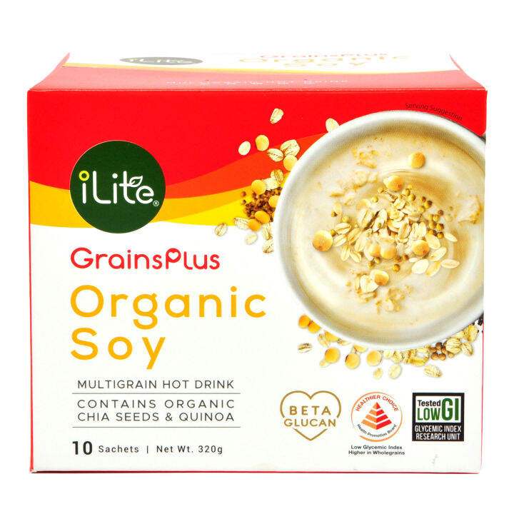 ILITE GrainsPlus Multigrain Hot Drink with Organic Soy (Lactose Free