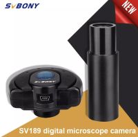 พร้อมส่ง SVBONY SV189 ดิจิตอลกล้อง1.3ล้าน Pixel USB2.0 กล้องจุลทรรศน์กล้องเหมาะสำหรับกล้องจุลทรรศน์สีการถ่ายภาพวิดีโอ