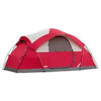 Coleman 8-Person Cimarron Dome-Style เต็นท์แคมปิ้งเต็นท์น้ำหนักเบาพิเศษ