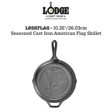 Lodge Cast Iron Seasoned Cast Iron American Flag Skillet - 10.25in