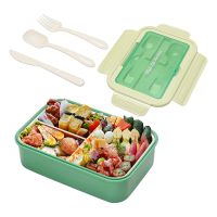 Boxes for Adults,1400 ML Bento Lunch Box for Kids Children with Spoon &amp; Fork, Lunch Containers with Compartments