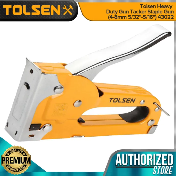 Tolsen Heavy Duty Gun Tacker Staple Gun (48mm 5/32"5/16") 43022 Lazada PH