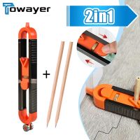 New Profile Scribing Ruler Contour Gauge with Lock Adjustable Locking Precise Woodworking Measuring Gauge Profile Duplicator Shoes Accessories