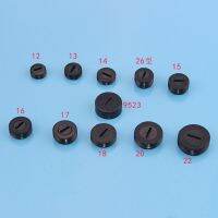 【YF】 10pcs Black Plastic Screw Carbon Brush Holder Caps Case Dia. 12mm/13mm/14mm/15mm/16mm/17mm/18mm/20mm/22mm