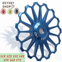 DZYSGY CNC สำหรับ7/8/9/10/11ความเร็วอะไหล่รถจักรยานหลัง Derailleur 11T 12T 13T 14T 15T 16T 17T 17T อลูมิเนียมล้ออัลลอยด์ล้อล้อนำทางแบริ่งลูกกลิ้งสายพาน