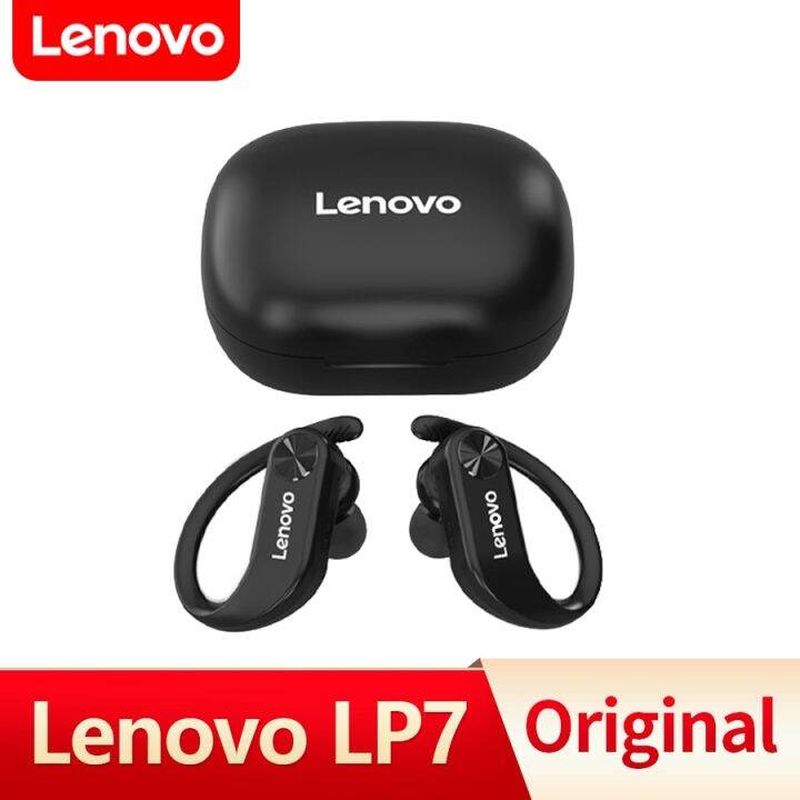 lenovo-livepods-lp7หูฟังไร้สายสำหรับวิ่งกันลื่นกีฬาหูฟังบลูทูธ360-หูฟังพร้อมไมโครโฟน-ipx5สเตอริโอ-hd