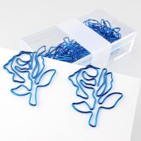 【jw】⊕♘  10pcs Paper Clip Metal Book Photo Memo Tickets Notes Stationery Binder