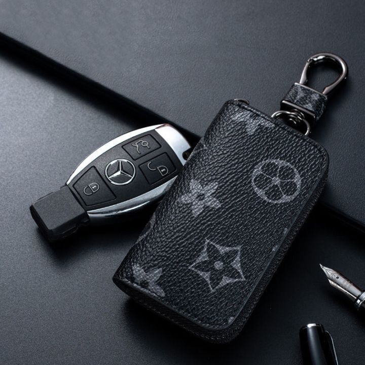 vb-กระเป๋าหนังใส่กุญแจรถยนต์แบบมีซิป-พวงกุญแจรถ-มีซิป-พวงกุญแจบ้าน-เคสกุญแจรถ-ซิป-พวงกุญแจ-ที่ใส่กุญแจรถ-พวงกุญแจป้องกัน