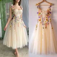 【HOT】●◆✳ Prom Dresses Wedding Floral vestidos платье вечернее 2023 Evening Gowns