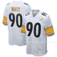 เสื้อฟุตบอล NFL Steelers 90 White T.J. Watt Jersey