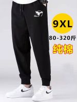 【Ready】? tened pl veet and thickened pure sweatps for men loose large size fat man 3 kg sports casl ps 9