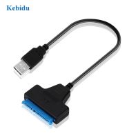 Kebidu 480Mbps Usb 2.0ไปยัง Sata 22pin สายอะแดปเตอร์ Sata22pin/Usb2.0สำหรับ2.5นิ้ว Ssd/hdd