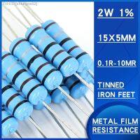 ♘™۞ 50pcs 2W 1 Metal Film Resistor 0.1R-10MR ohm DIP resistance Watts2 Precision1 Various specifications are available resistencias