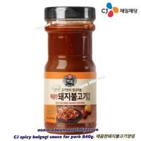 ซอสหมักหมูบุลโกกิสูตรเผ็ด cj spicy bulgogi sauce for pork 840g 매콤한돼지불고기양념