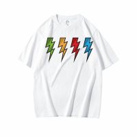 I Love Graphic Lightning Printed T Streetwear Tees Tshirts New Tshirt