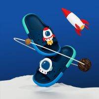 Childrens cartoon bathroom slippers summer boy lovely astronauts and big baby boy child cool slippers girls