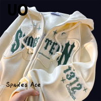 Spades Ace เสื้อฮู้ด เสื้อแขนยาวอบอุ่น หลวมและสบาย ทันสมัย ทันสมัย เท่ คลาสสิค JN220355 42Z231018