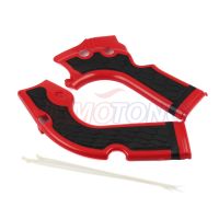 ลฟ์ป้องกันมอเตอร์ไซค์สีแดง,ป้องกันมอเตอร์ครอสสำหรับฮอนด้า CRF 250 450 R 2013-2016 CRF X ป้องกันกรอบจักรยาน