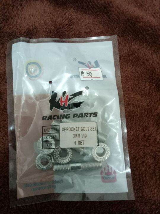 Sprocket Bolt Set for XRM 110 Lazada PH