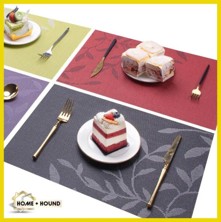 Home+Hound PVC Heat Resistant Dining Table Mats Lazada PH