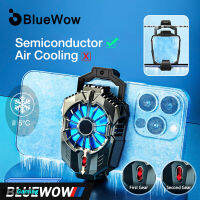 BlueWow X20 คูลเลอร์โทรศัพท์มือถือเกมถ้วยดูดความร้อนพัดลมเทอร์โบปรับได้5S Fast Cooling USB ชาร์จเงียบสำหรับ iPhone Android Xiaomi Huawei Universal