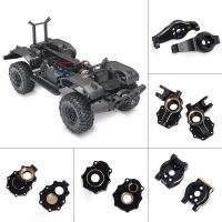 TRX-4 Brass Weight System Black Electrophoresis Portal Axle Housing Upgrade Parts for 110 RC Crawler Car Traxxas TRX4 TRX6