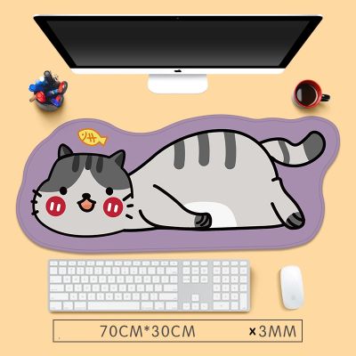 （A LOVABLE）แมวการ์ตูนเป็ดแมวไดโนเสาร์โต๊ะขนาดใหญ่ MatGame MousePad AnimalWriting Mat EasyLaptop Pad