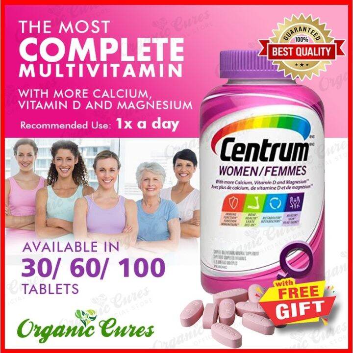[AUTHENTIC USA] Centrum For Women Most Complete Multivitamin Mineral